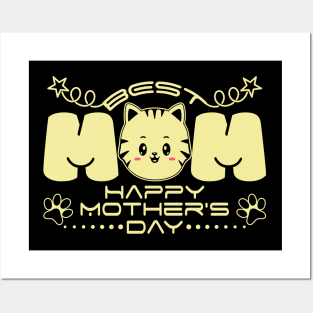 Best Cat Mom | Mother's Day Gift Ideas Posters and Art